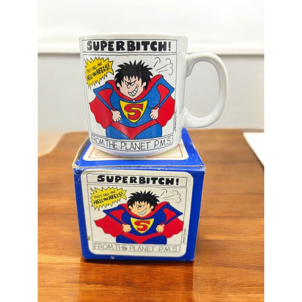 Vintage Super B... Coffee Mug Sarah Christine Papel From the planet of PMS